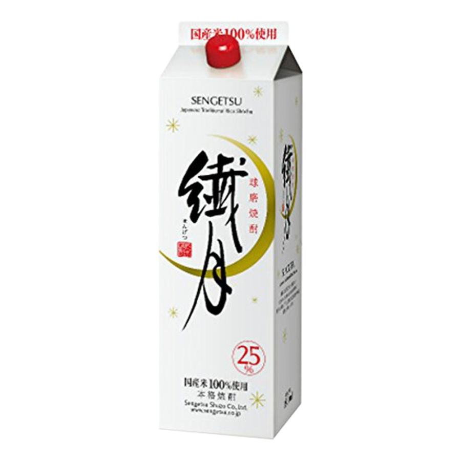 お酒 焼酎 繊月酒造 繊月 パック 25° 1800ml 【 お取り寄せ商品