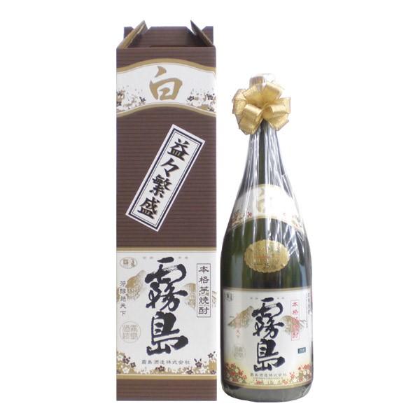 お酒 焼酎 霧島酒造 白霧島 25° 4500ml (益々繁盛 二升五合ボトル