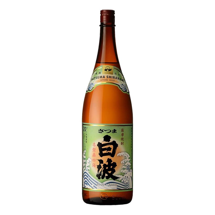 お酒 焼酎 薩摩酒造 さつま 白波 20° 1800ml : チャップリンYahoo!店