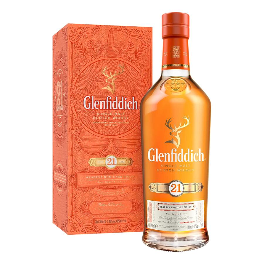 お酒 ウイスキー スペイサイド シングルモルト グレンフィディック 21