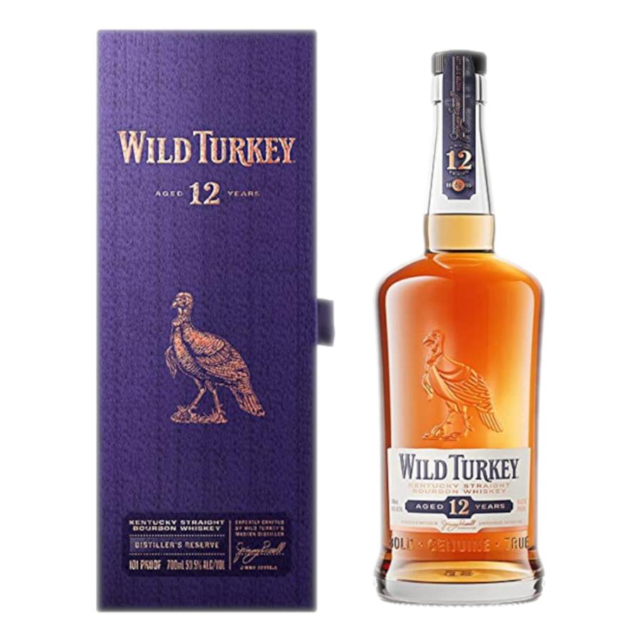 Wild Turkey 12年 700ml 50.5%終売品 お酒 ウイスキー ワイルドターキー 12年 50.5° 700ml (専用箱入り