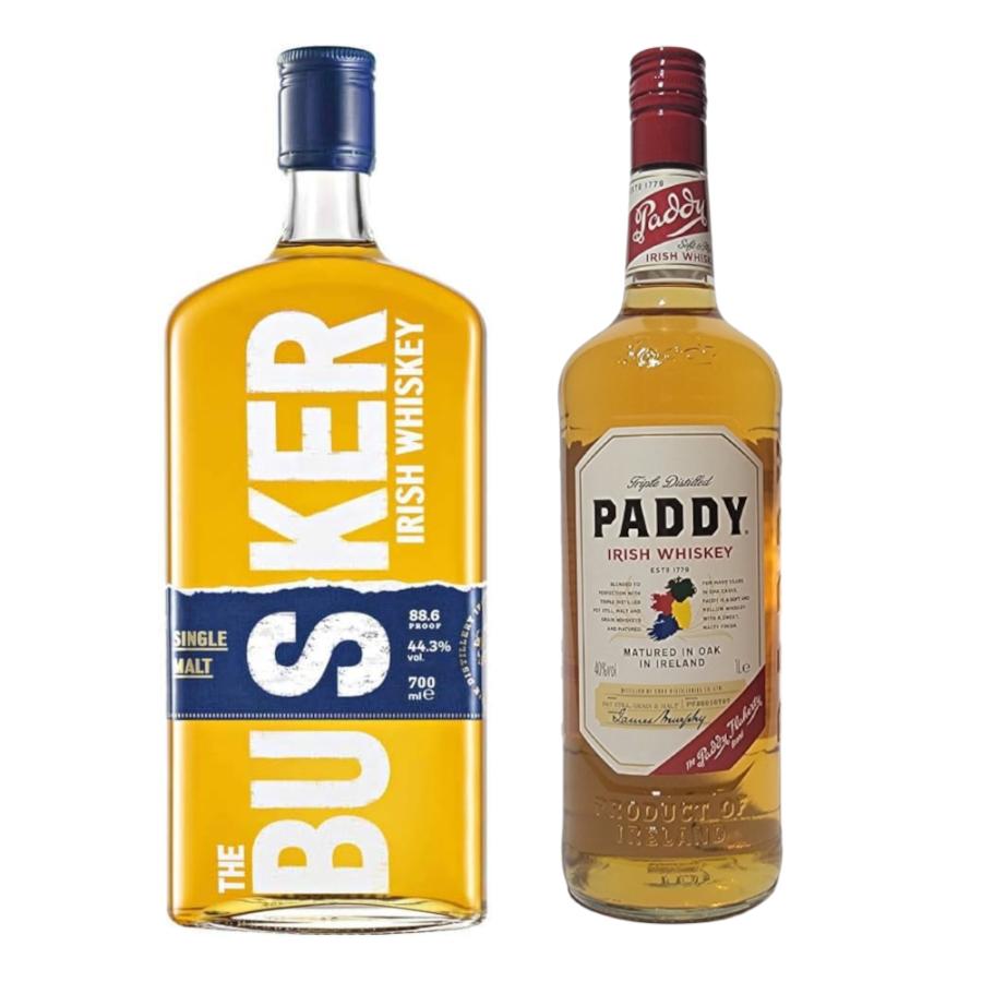 お酒 ギフト アイリッシュウイスキー バスカー シングルモルト (青