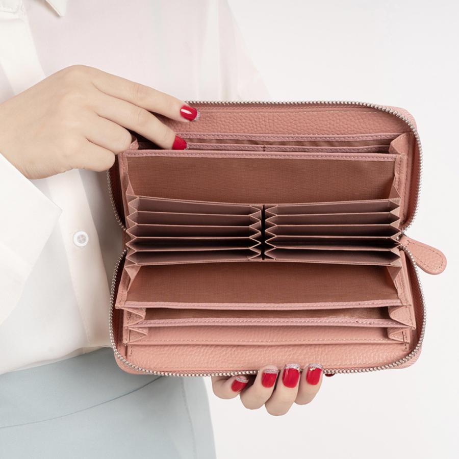 長財布 メンズ 財布 本革 レディース ギャルソン 大容量 多機能 牛革 ウォレット 大きく開く カード収納 じゃばら レシート コインスルー式 自動振り分け |  | 17