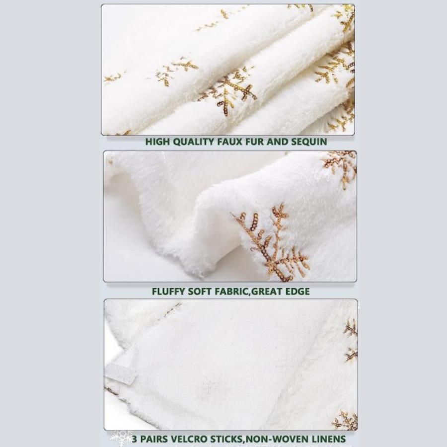 クリスマス ツリー スカート オーナメント 飾り 大判 ゴージャス カバー 隠し |  | 09