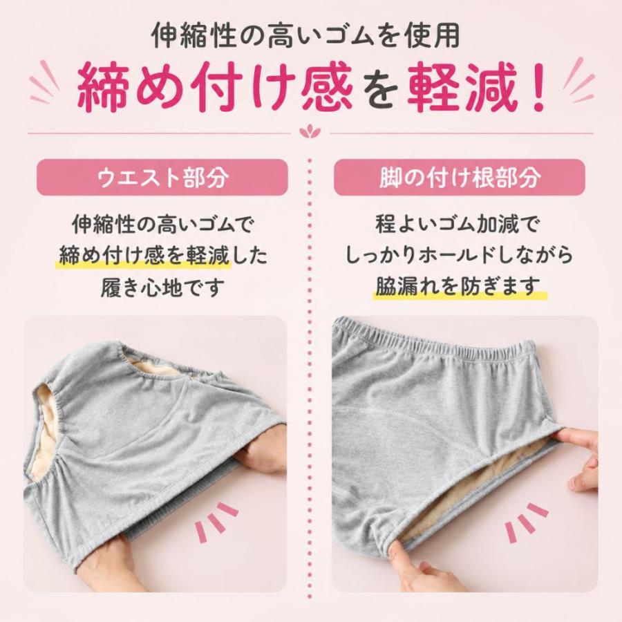 尿漏れパンツ 女性 尿とりパッド レディース 失禁パンツ 2枚セット