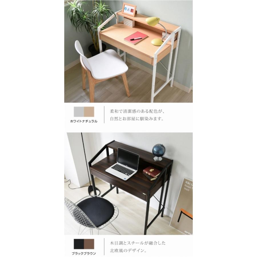 デスク ワークデスク PCデスク パソコンデスク パソコン用 Rita 北欧風