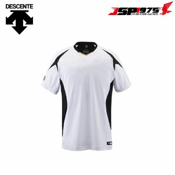 デサント DESCENTE DB-116 ベースボールシャツ 吸汗速乾 ユニフォーム 練習用 試合用 横浜DeNAベイスターズ 大谷翔平 ホワイト×ブラック×ゴールド 白 黒 金… | DESCENTE