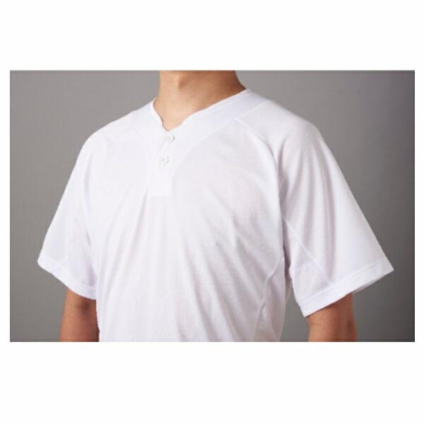 デサント DESCENTE DB-201 2ボタンベースボールシャツ 吸汗速乾 ユニフォーム 練習用 試合用 横浜DeNAベイスターズ 大谷翔平 シルバー Lサイズ 野球 野球用品 | DESCENTE | 02