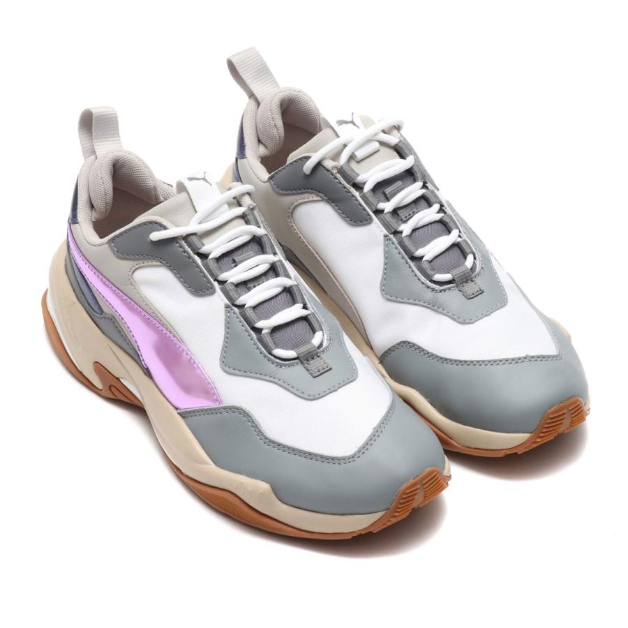 puma thunder electric white blue silver