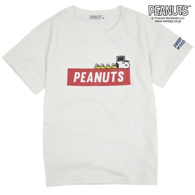 子供 Tシャツ スヌーピー 半袖 キッズ SNOOPY 130 140 150 ホワイト 白