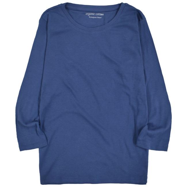 オーガニック コットン Tシャツ カットソー レディース 七分 袖 UV 加工 多色｜chara-basket｜12