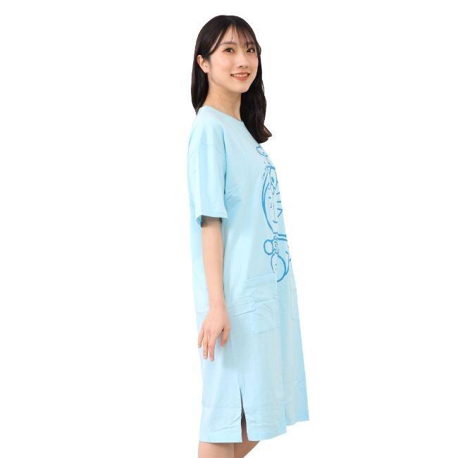sanrio（サンリオ） ドラえもん ビッグ Tシャツ 膝丈 チュニック