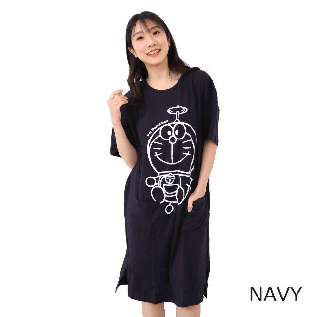 sanrio（サンリオ） ドラえもん ビッグ Tシャツ 膝丈 チュニック