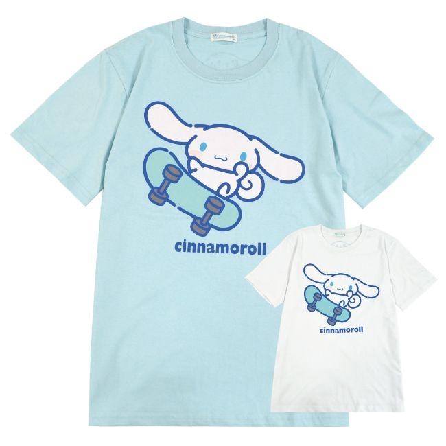 シナモンロール スケボー プリント 半袖Tシャツ : CharaBasket - 通販