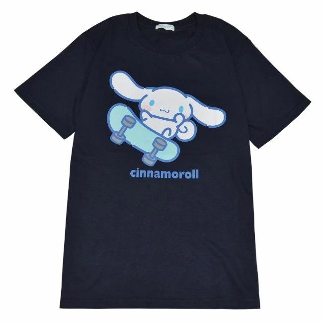 シナモンロール スケボー プリント 半袖Tシャツ : CharaBasket - 通販
