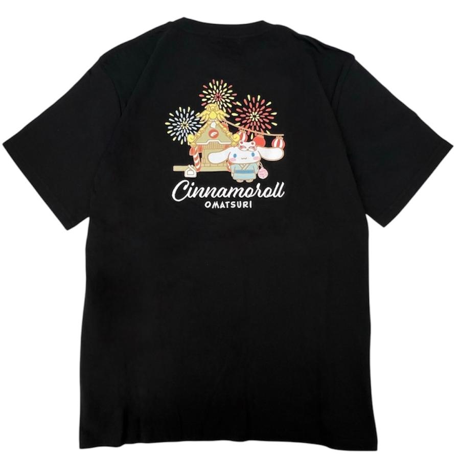 ヤバイTシャツ屋さん サンリオコラボTシャツ Lサイズ シナモロール 未開封 シナモロール 半袖 Tシャツ バックプリント 刺繍 天竺 メンズ