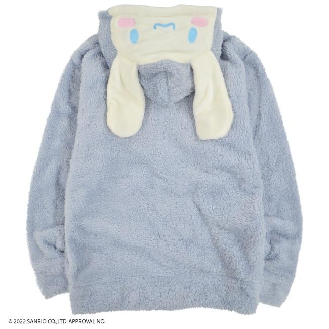 シナモロール サンリオ パーカー ボア なりきり コスプレ 刺繍 sanrio