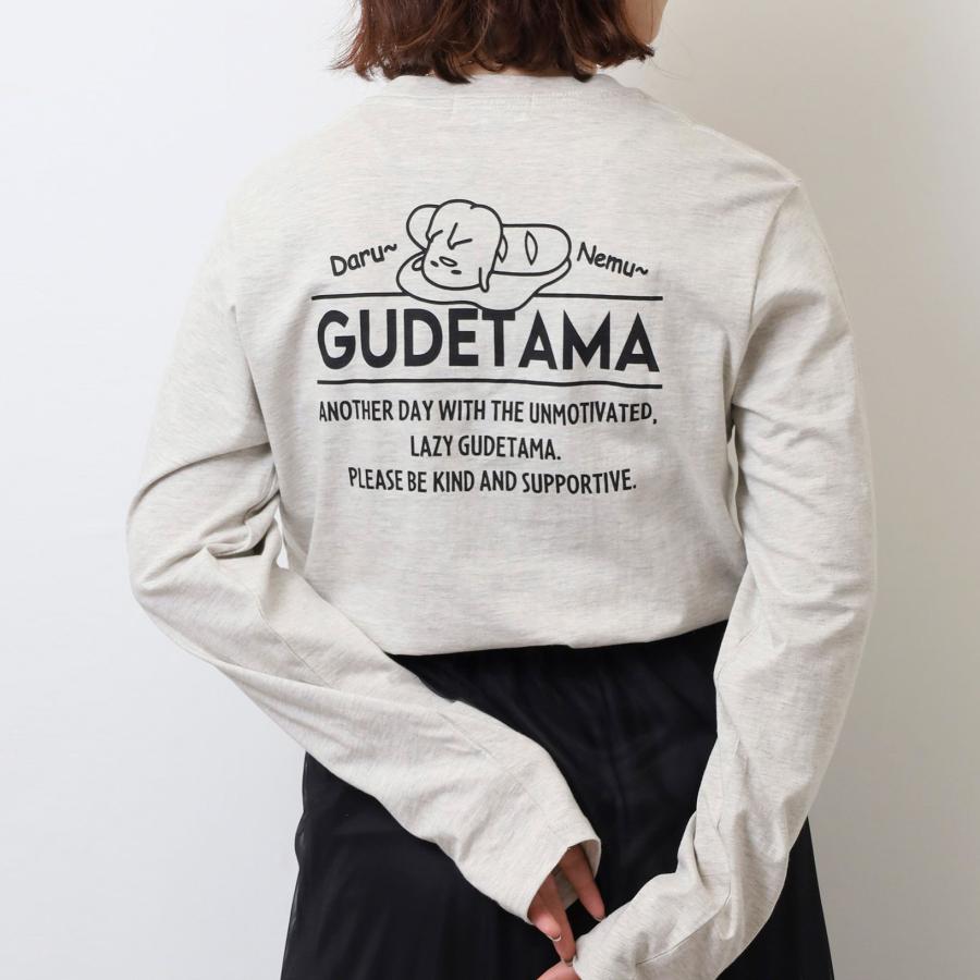 ぐでたま Tシャツ 長袖 ロンT サンリオ キャラクターズ プリント