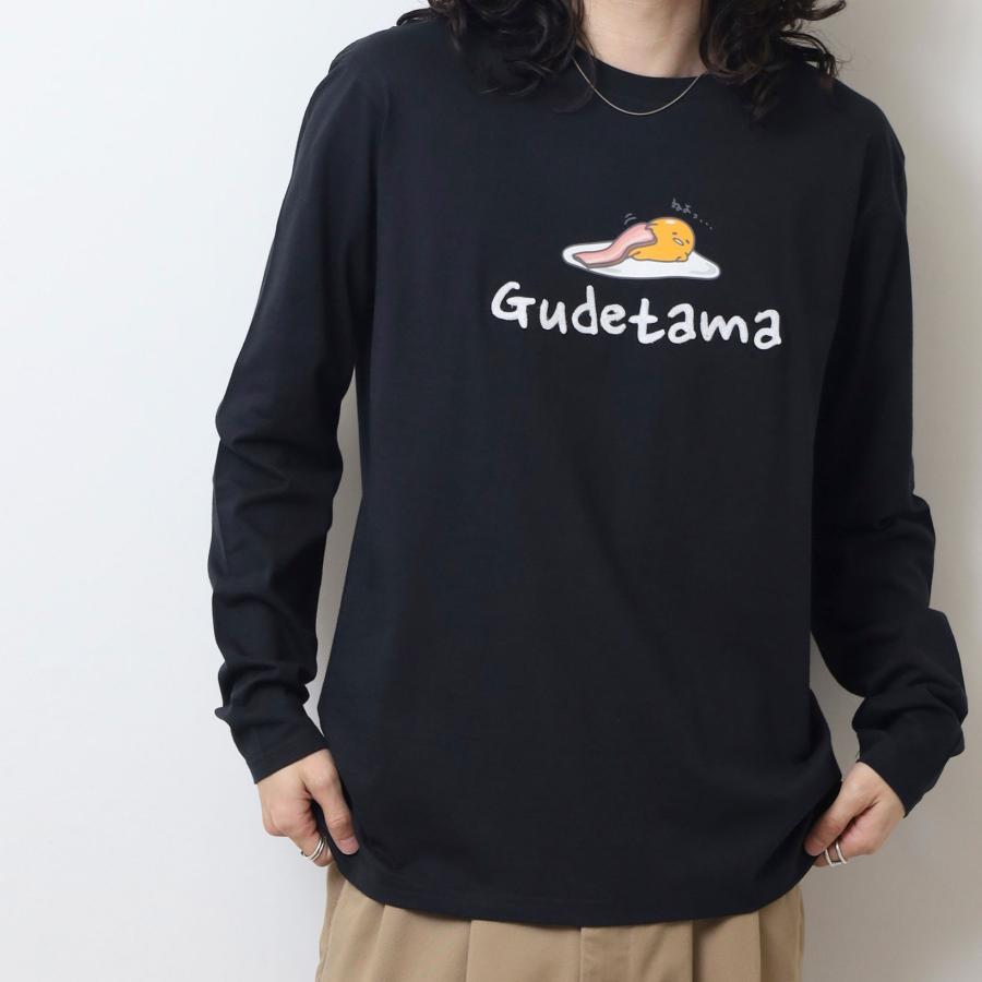 ぐでたま Tシャツ 長袖 ロンT サンリオ キャラクターズ プリント