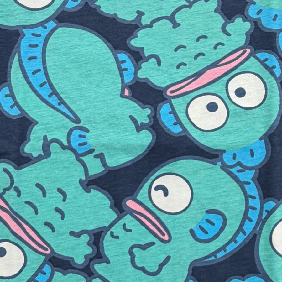 sanrio（サンリオ） ハンギョドン 半袖 総柄 Tシャツ プリント 天竺