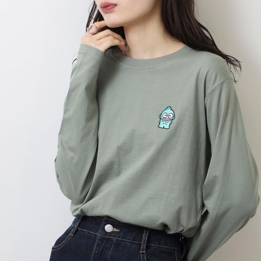 ぐでたま ハンギョドン Tシャツ 長袖 ロンT サンリオ キャラクターズ