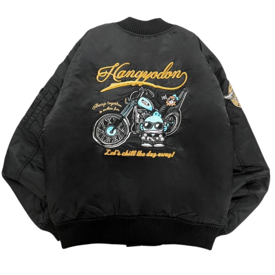 sanrio（サンリオ） ハンギョドン MA-1ジャケット バイク柄 アウター