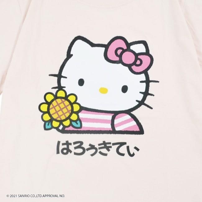 ハローキティ ハローキティ 半袖 Tシャツ 原宿 ひまわり : CharaBasket