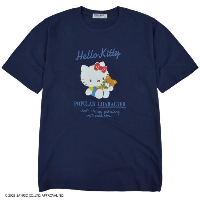 HELLO KITTY x PORTER tシャツ キティ サンリオ サンリオ ハローキティ Tシャツ(L) ブラック アパレル 日本製 Sanrio