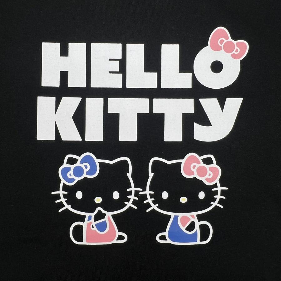 ハローキティ 半袖 Tシャツ 刺繍 ポケット付き プリント 天竺 サンリオ