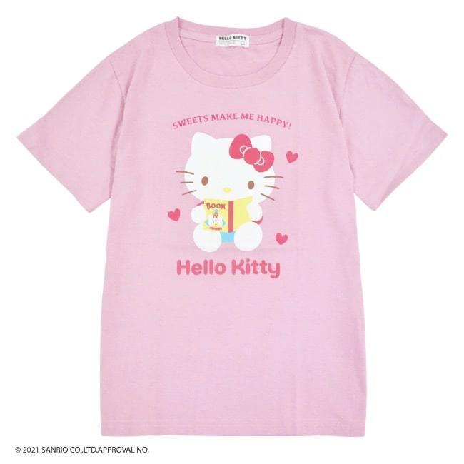 ハローキティ 半袖 Tシャツ キッズ プリント サンリオ : hk9192-346sa