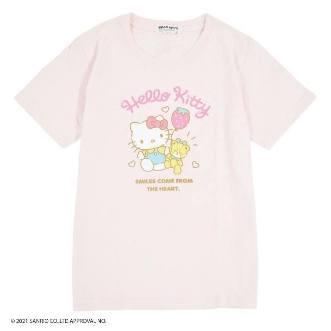 ハローキティ 半袖 Tシャツ キッズ プリント サンリオ : hk9192-346sa