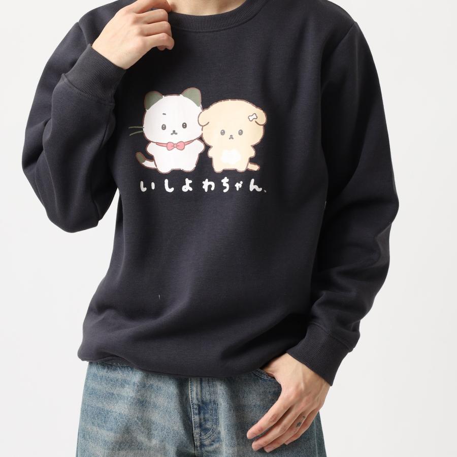 SHI-T-0002-惑星少女 トレーナー ROXY WITH HEART PULLOVER クルーネックスウェット トレーナー ミニ裏