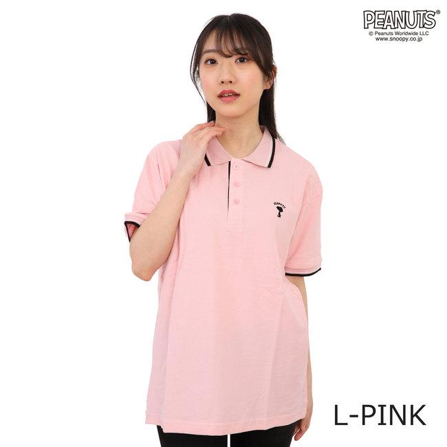 SNOOPY（スヌーピー） 半袖 ポロシャツ ワンポイント キャラクター