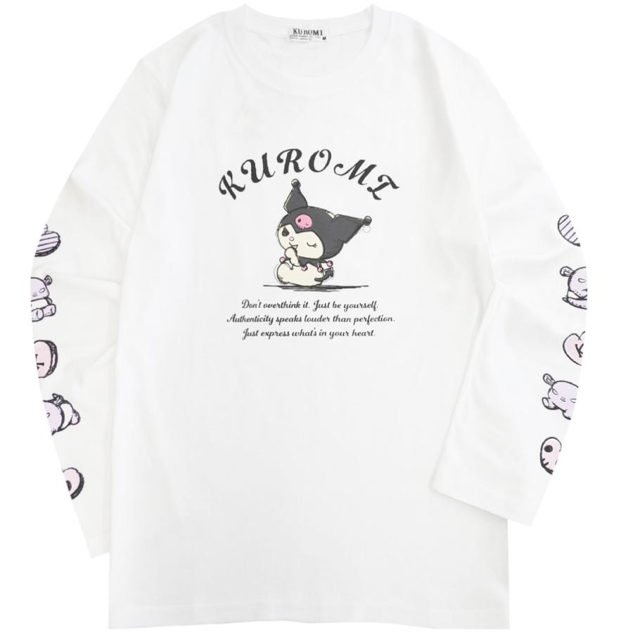 クロミ ロンT 長袖 Tシャツ サンリオキャラクターズ プリント 春 秋