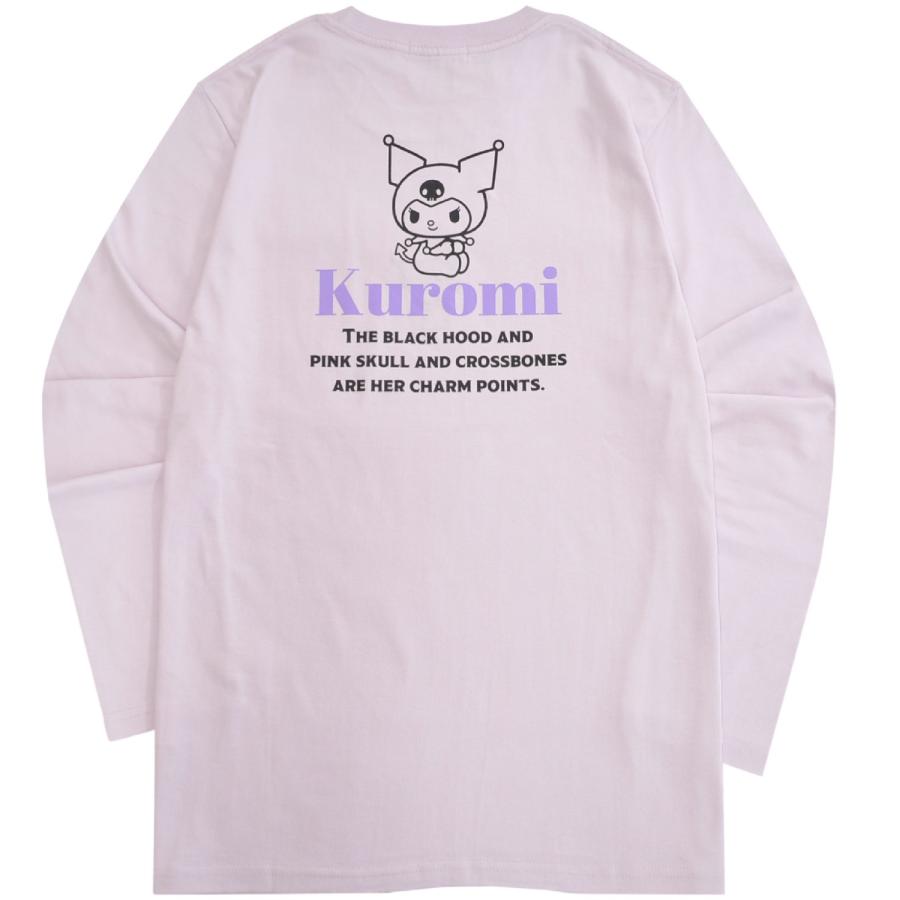 クロミ ロンT 長袖 Tシャツ サンリオキャラクターズ プリント 春 秋