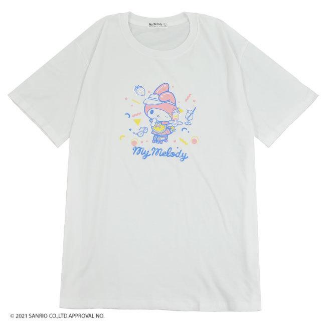 マイメロディ ビーチバッグ PVC バッグ Tシャツ セット 半袖 レディース プール 海 川 夏 M L LL｜chara-basket｜03