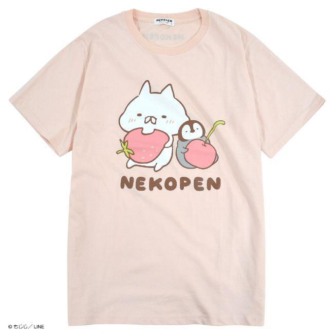 LINEキャラクター ネコペン日和 半袖 Tシャツ プリント メンズ M L LL