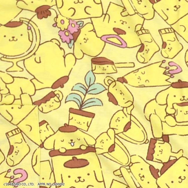 ポムポムプリン 総柄 サンリオ Big Tシャツ ポケット付き M L Ll Pp1122 155 Charabasket 通販 Yahoo ショッピング