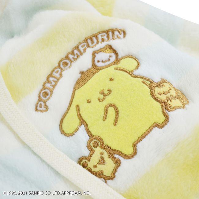 ポムポムプリン ポムポムプリン フリース パーカー 長袖 フード付き 秋