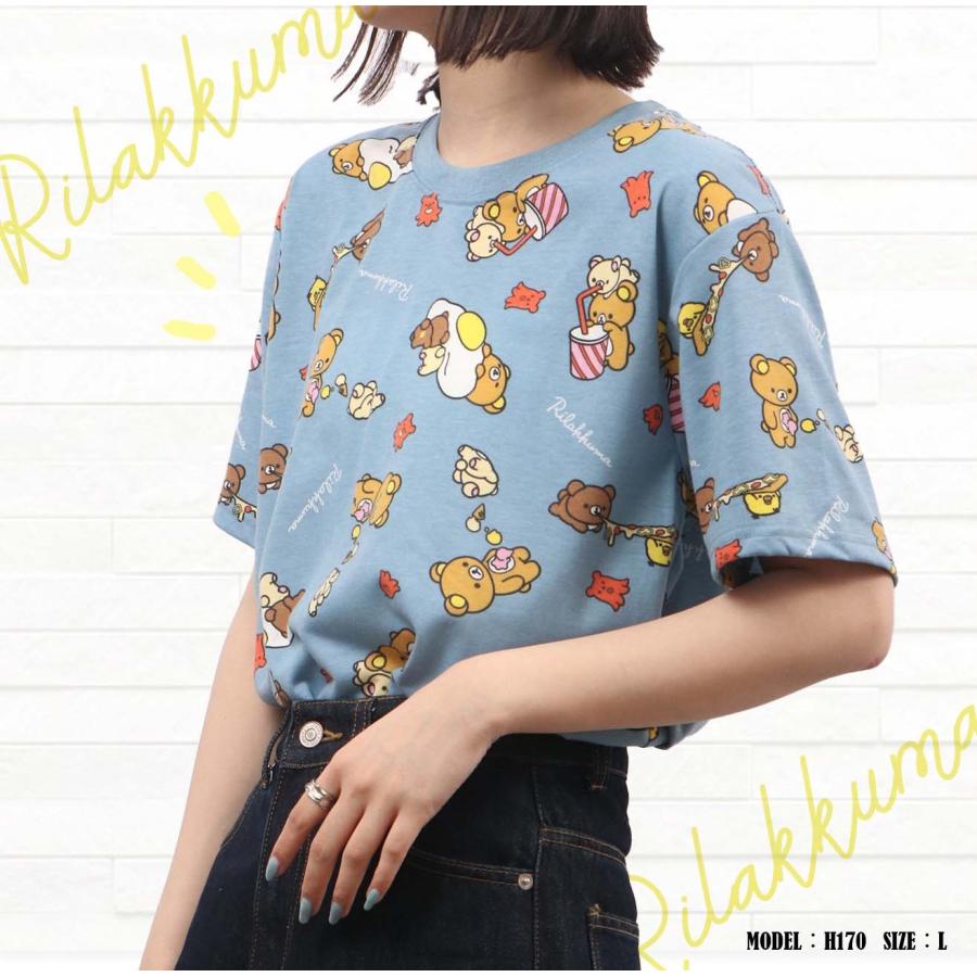 San-X リラックマ プリントTシャツ 半袖 春夏 サンエックス