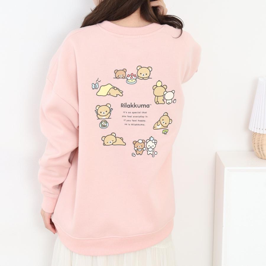 ハローキティ リラックマ こあくま気分 サガラ刺繍 裏起毛 ビッグ