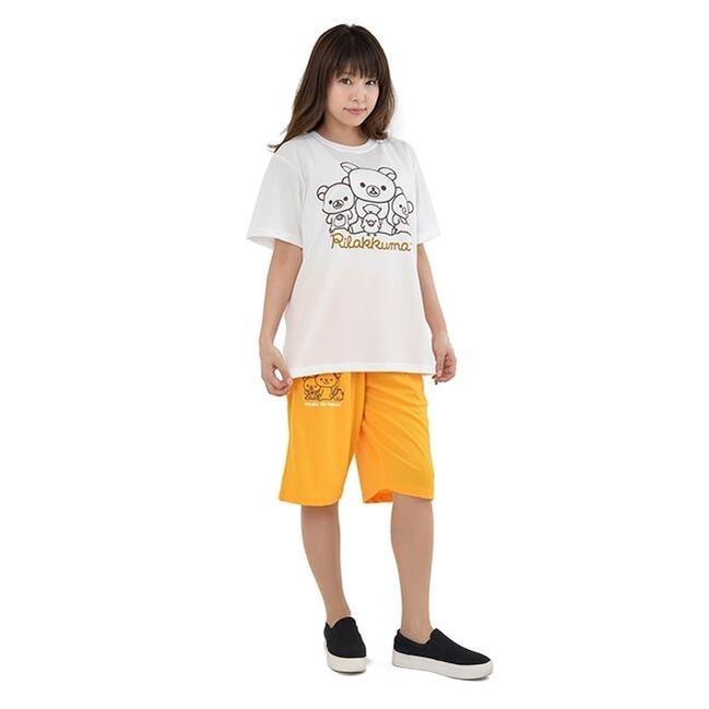 ‼️レア非売品 日体大 LIONS 半袖ハーフパンツセット 美品 San-X（サンエックス） リラックマ ドライハーフパンツ メンズ C