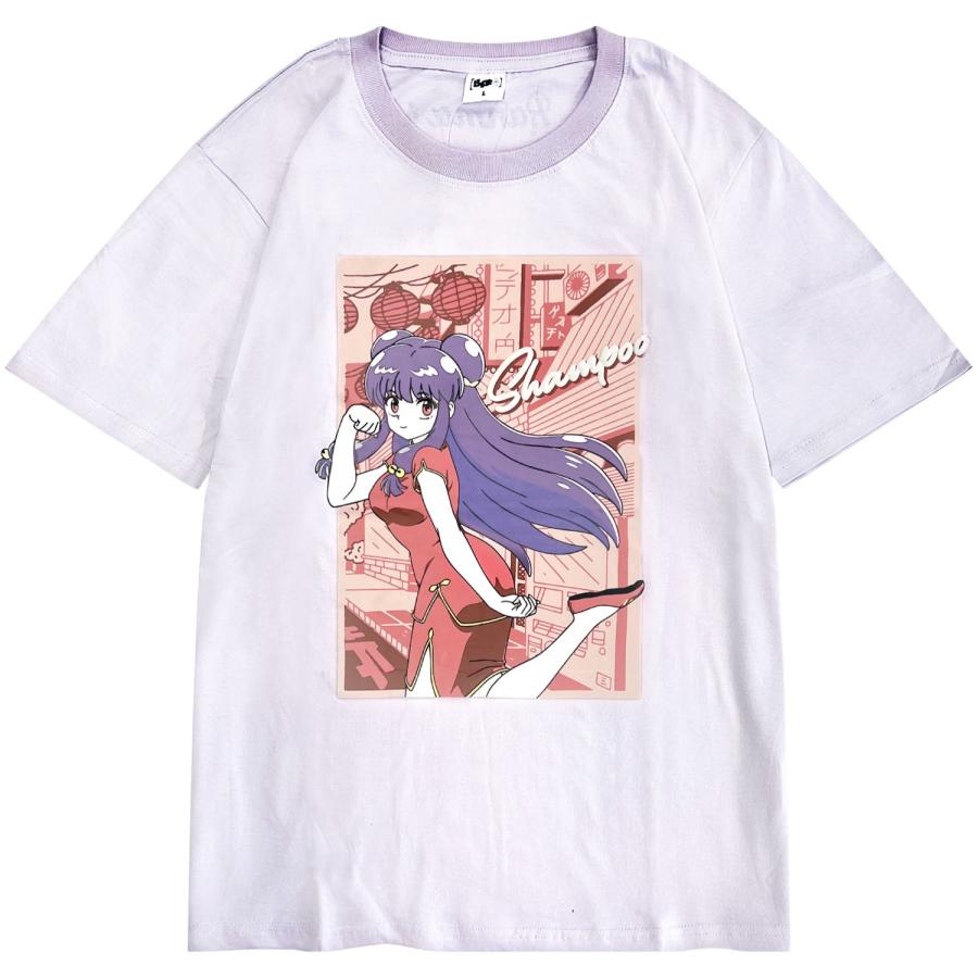 San-X（サンエックス） らんま1/2 シャンプー 天竺 Tシャツ 半袖
