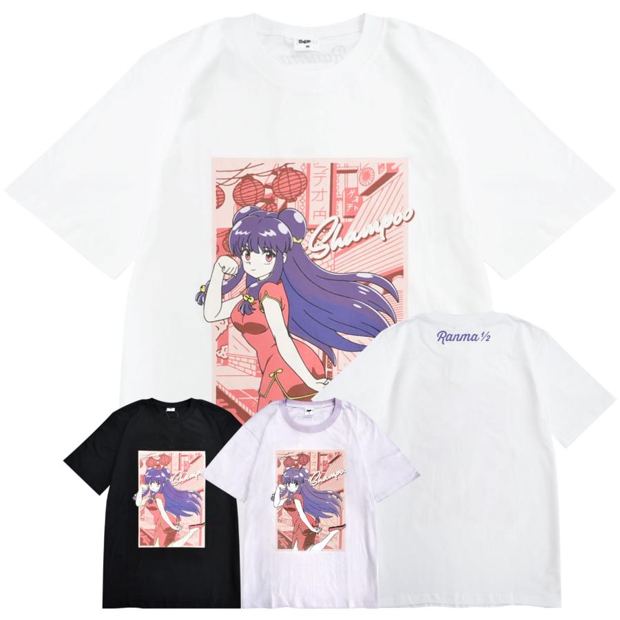 San-X（サンエックス） らんま1/2 シャンプー 天竺 Tシャツ 半袖