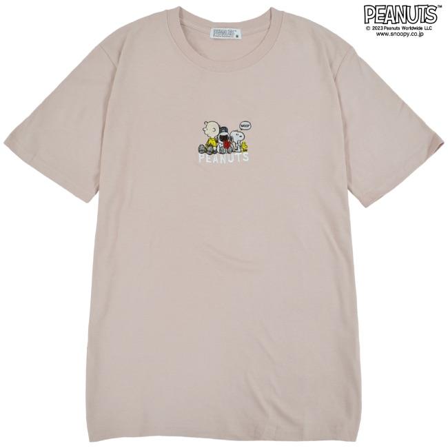 SNOOPY（スヌーピー） オラフ チャーリーブラウン Tシャツ 半袖 刺繍
