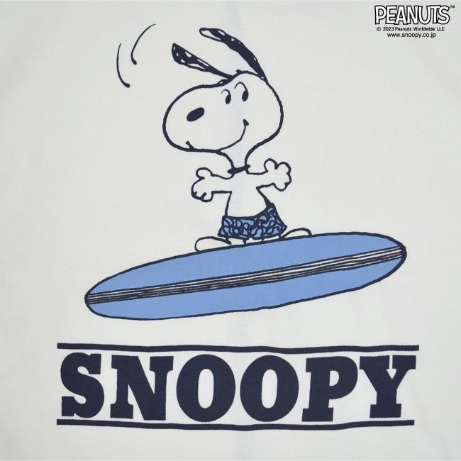SNOOPY（スヌーピー） Tシャツ 半袖 サーフ 夏 プリント SNOOPY 