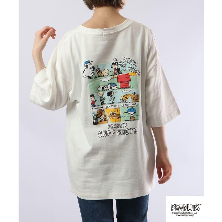 SNOOPY（スヌーピー） オラフ Tシャツ 半袖 ドロップショルダー