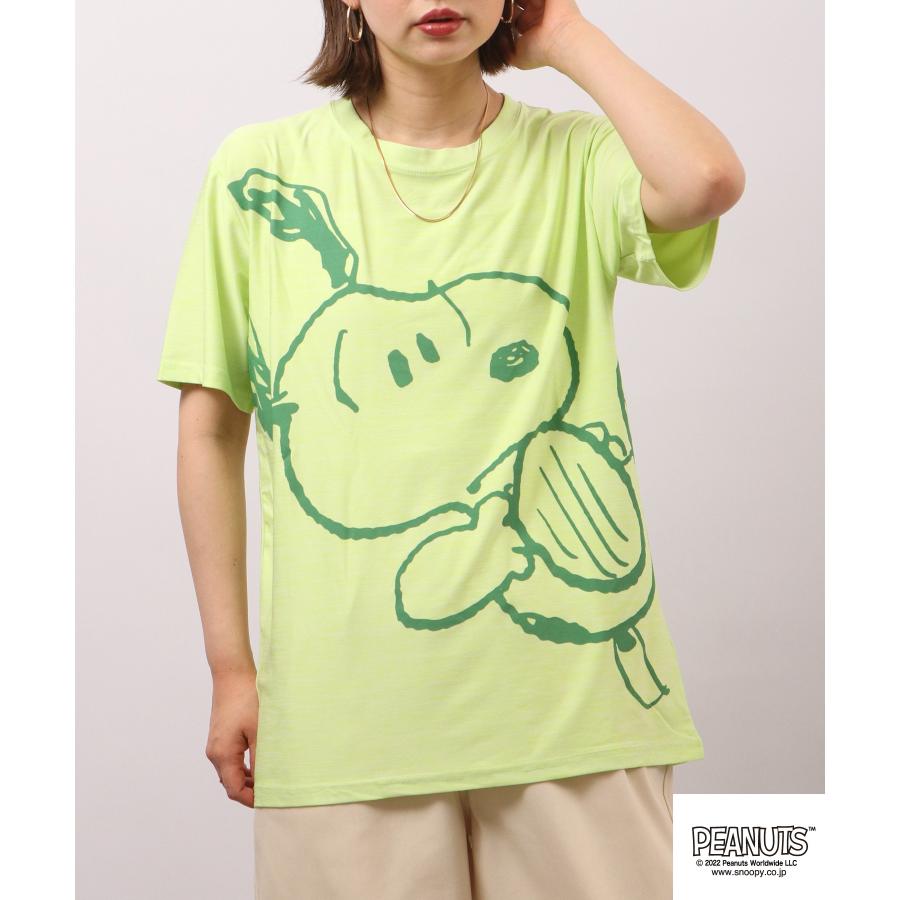 スヌーピー Tシャツ 半袖 トップス ドライ プリント SNOOPY PEANUTS｜chara-basket｜12