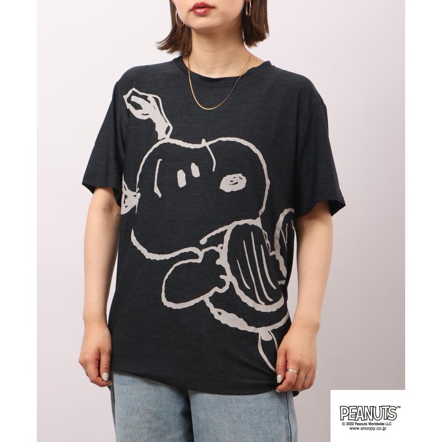 スヌーピー Tシャツ 半袖 トップス ドライ プリント SNOOPY PEANUTS｜chara-basket｜08