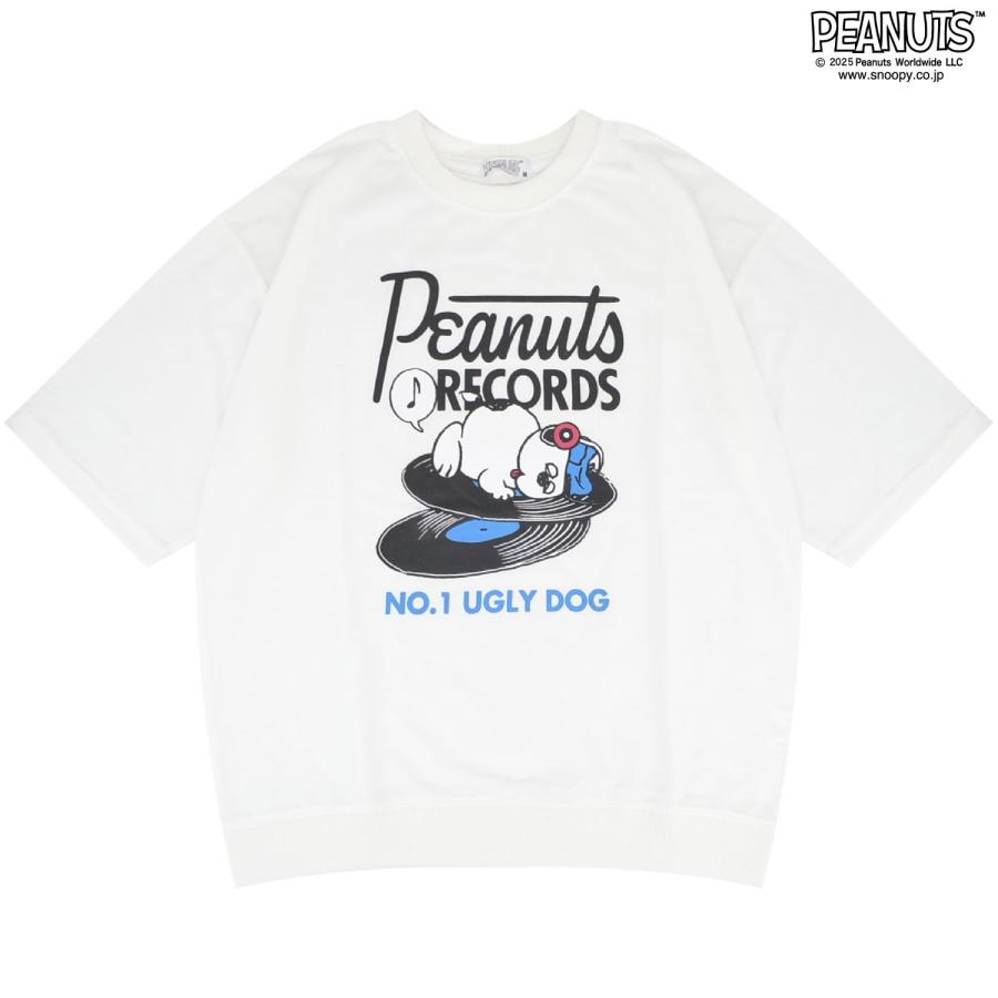 SNOOPY（スヌーピー） オラフ 半袖 サガラミュージック 音楽 ミニ裏毛 